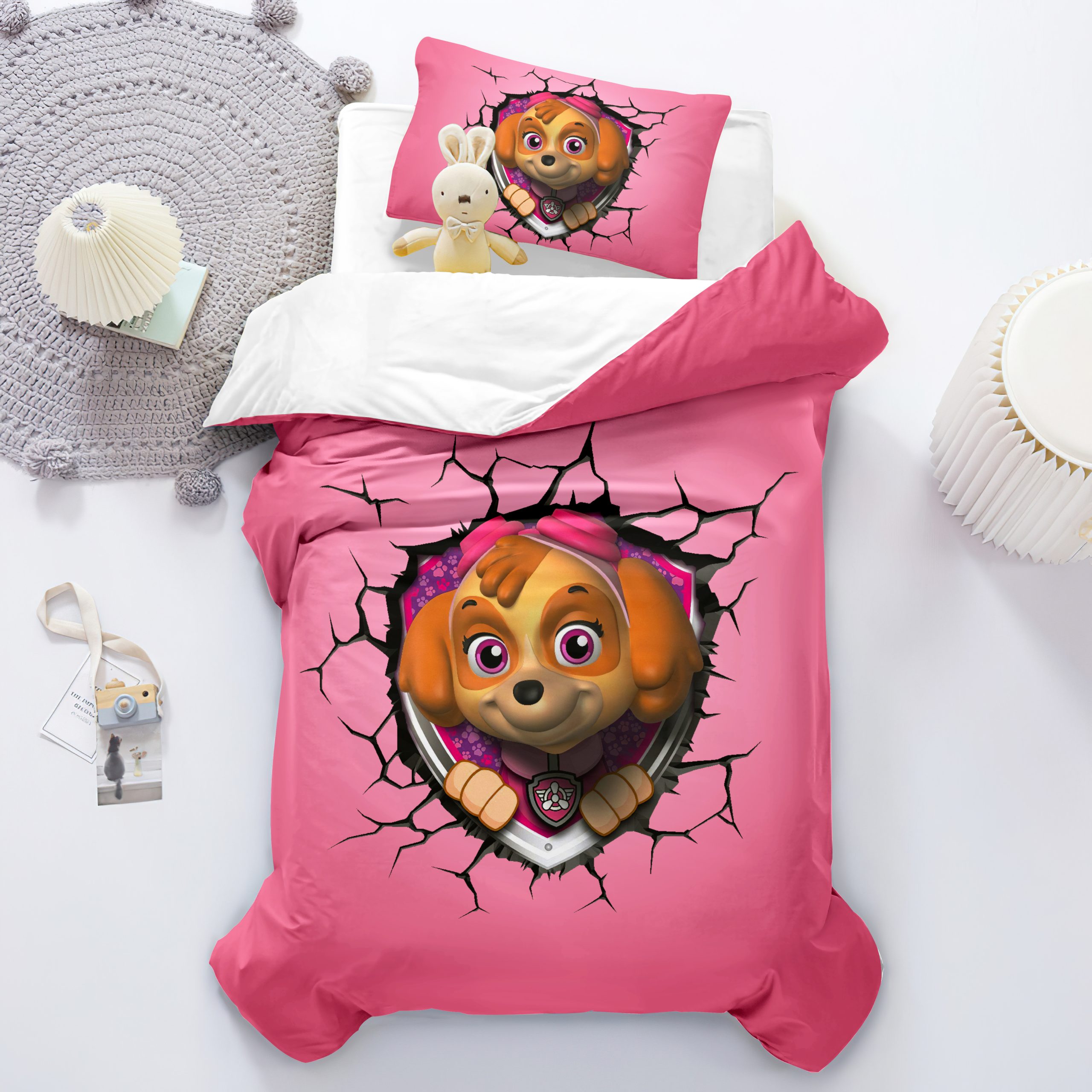 3D posteljina za djecu - Skye ( paw patrol )