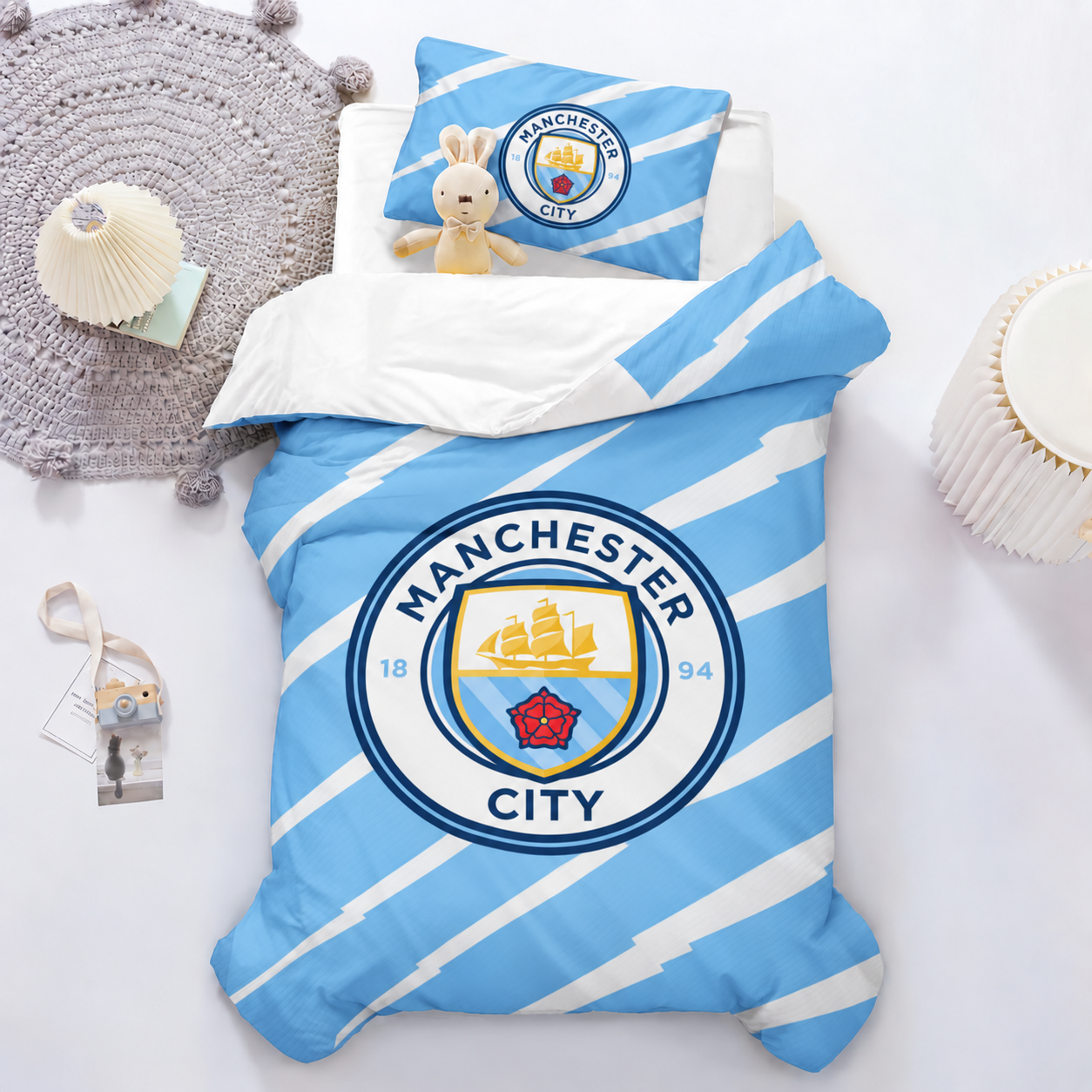 3D posteljina za djecu - Manchester City