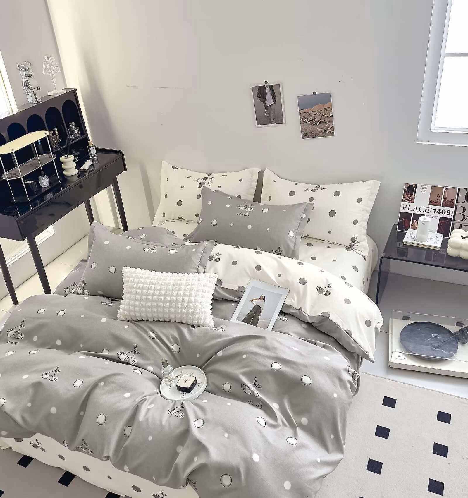 Premium dupla posteljina lux-239 SET 7/1 (posteljina sa dvije odvojene navlake za jorgan 140x200)